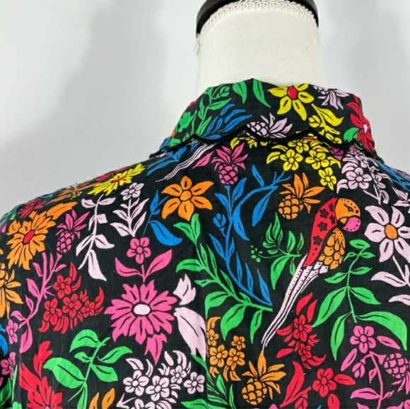 NEW Farm Rio floral button down shirt - Picture 5 of 7